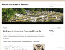 Tablet Screenshot of jamaicanancestralrecords.com